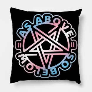 Equality Above & Below - TRANS PRIDE - dark Pillow