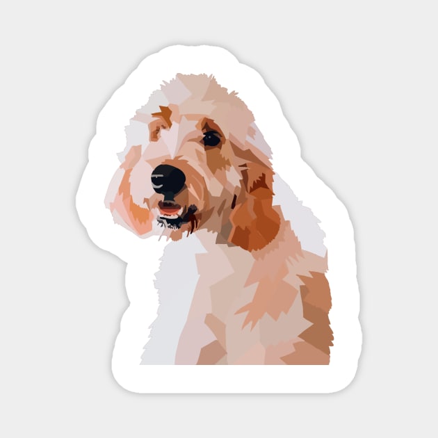 Cute Golden Doodle 2 Magnet by jrepkin