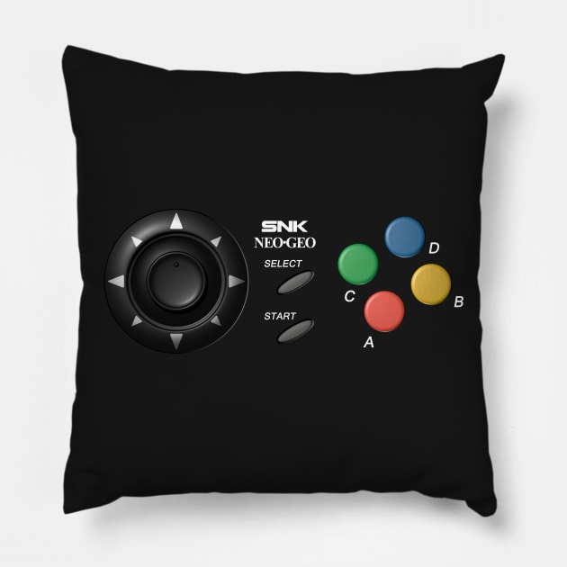 Neo Geo Game Pad Pillow by CCDesign