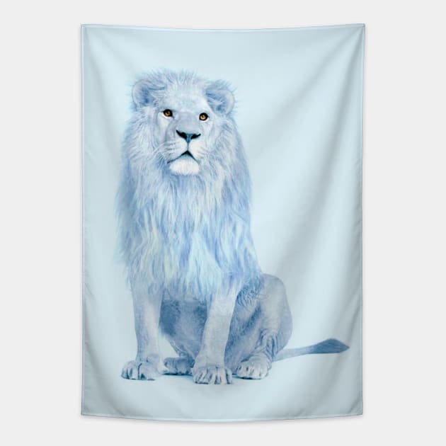 Grrrr Bleu Tapestry by Vintage Dream