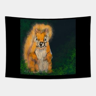 red squirrel Tapestry