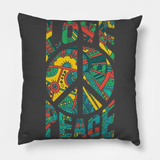 Peace and love Pillow