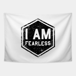I AM Fearless - Affirmation - Black Tapestry