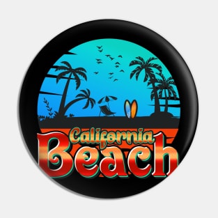 California Beach Pin