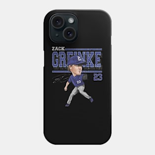 Zack Greinke Kansas City Cartoon Phone Case