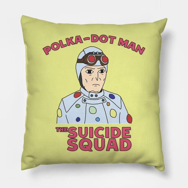 Polka Dot Man Pillow by HijriFriza