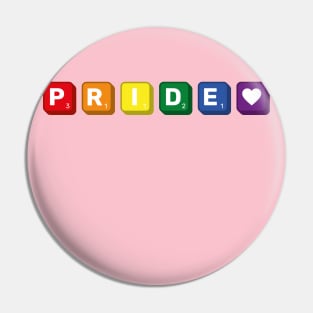 Pride letter game Pin