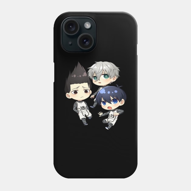 bluelock chibi Phone Case by Laris Manis Art