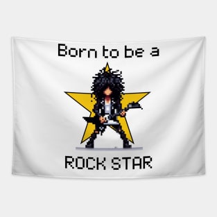 Rockstar Legacy - Pixel Art Tribute Tapestry