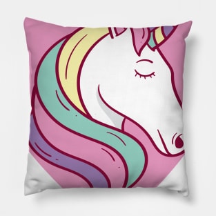 Amazing Unicorn Dreaming For Valentine Day hearts,Gift For Girl Pillow