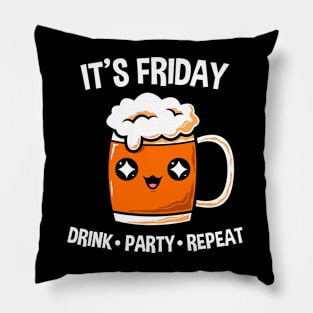 Drink Party Repeat Pillow