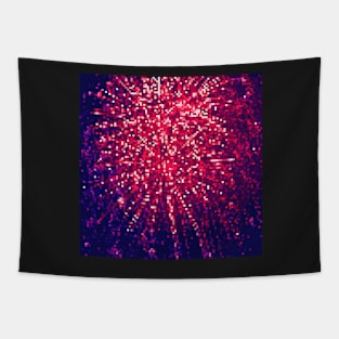 Pixel Firework No.29 Tapestry