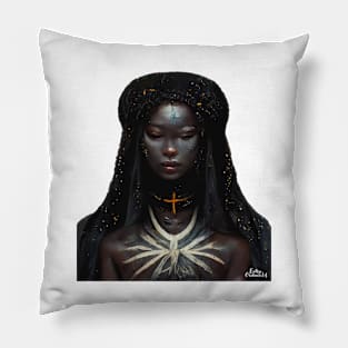 a black goddess Pillow