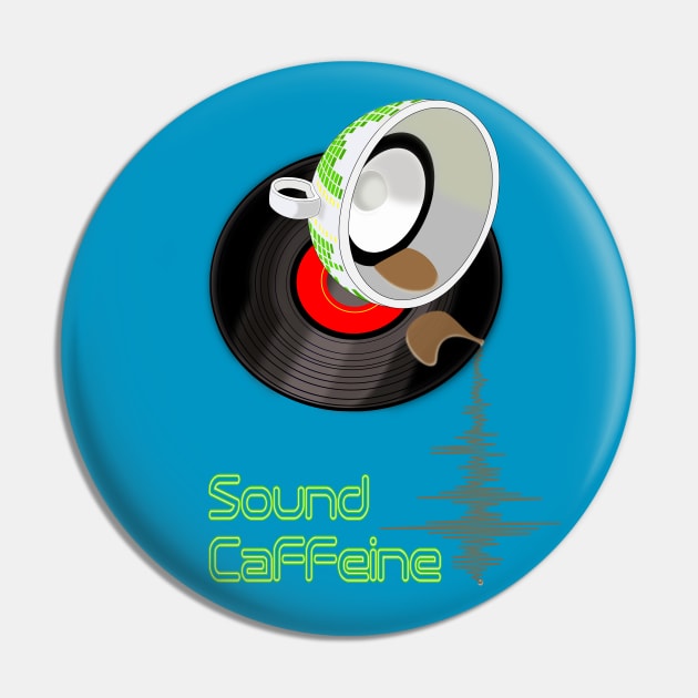 Sound caffeine Pin by moonmorph