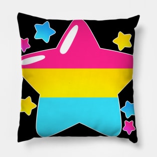 LGBTQ+ Pride Flag Stars - Pansexual Pillow