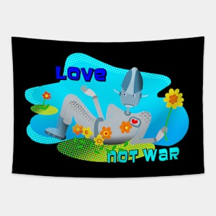 Love Not War Tapestry