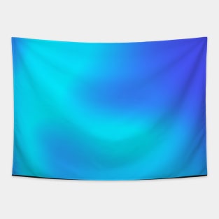 electric blue blur gradient Tapestry