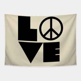 Show your LOVE of peace Tapestry