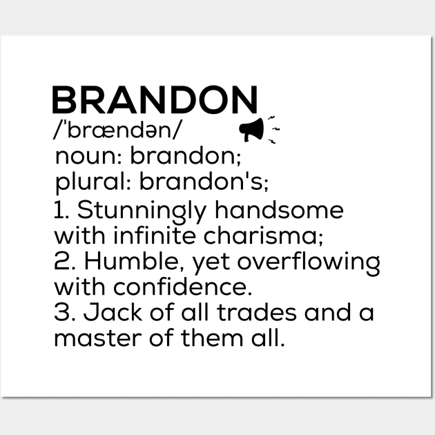 Brandon  Name Art Print