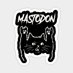 mastodon and the cat Magnet