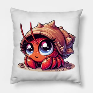 Cute Hermit Crab Pillow