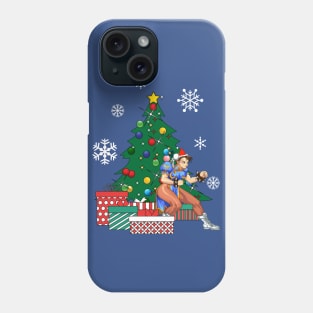 Chun Li Around The Christmas Tree Street Fighter Phone Case