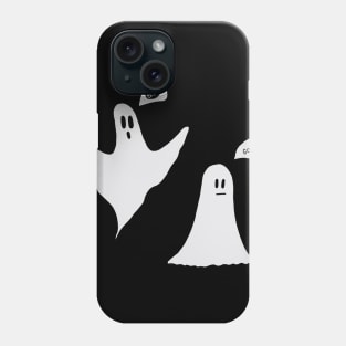 I’m not scared ghost tshirt Phone Case