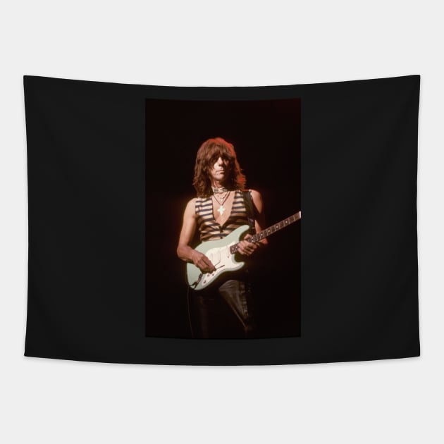 Jeff Beck Photograph Tapestry by Concert Photos