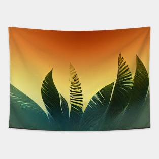 Tropical palm 10 Tapestry