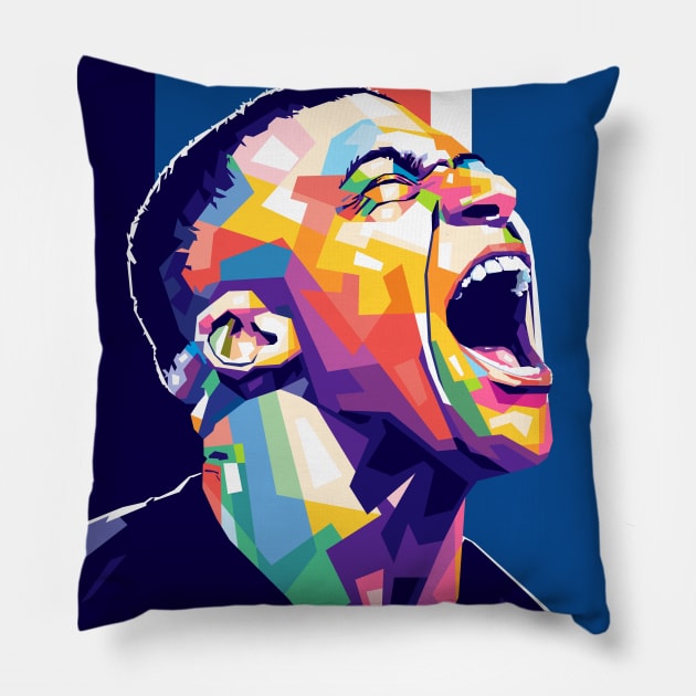 Mbappe Pillow by Wijaya6661