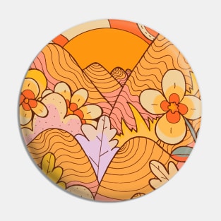 Spring flower hills Pin