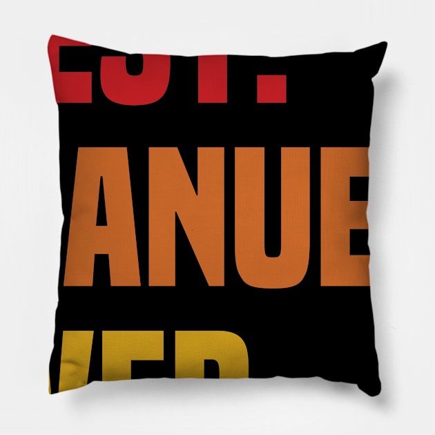 BEST MANUEL EVER ,MANUEL NAME Pillow by tribunaltrial