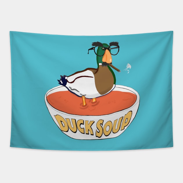 Duck Soup - Marx Bros Tapestry by SmerkinGherkin