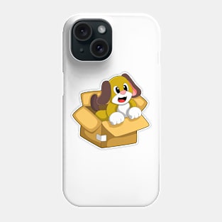 Dog in Box Phone Case