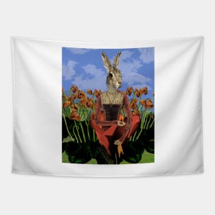 Poppy Bunny Tapestry