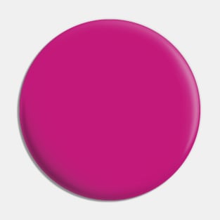 Solid Raspberry Hot Pink Monochrome Minimal Design Pin