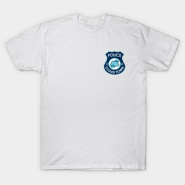 Cloud Town Police - An Inside Out Art Design T-Shirt