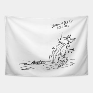 DRAGON BABY PICNIC Tapestry