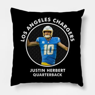 JUSTIN HERBERT - QB - LOS ANGELES CHARGERS Pillow