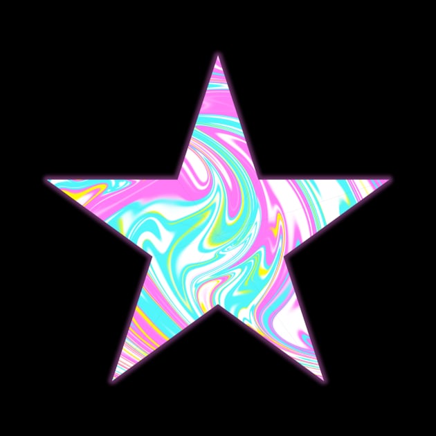 Psychedelic Star by SquareClub