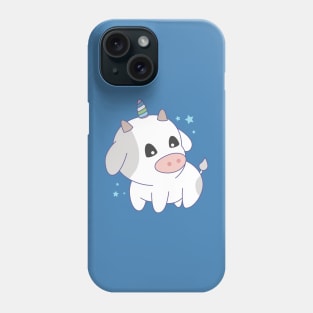 cute unicorn cow Phone Case