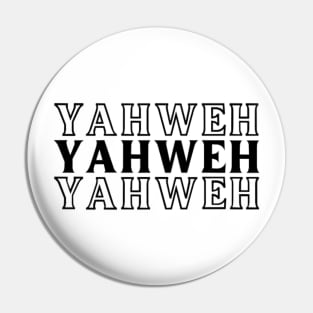 YAHWEH Pin