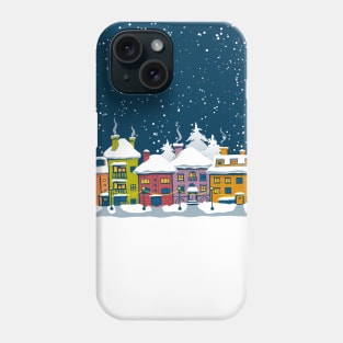 Winter town Phone Case