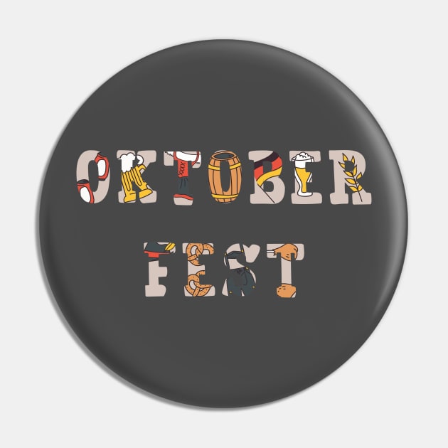 Oktoberfest Pin by superdupertees