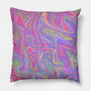 Colourful Marble Pillow