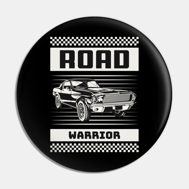 Road Warrior Muscle Car Pin by Tip Top Tee's