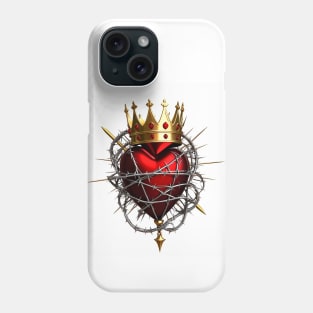 King's heart cloistered in the arrogance of power Phone Case