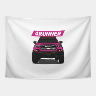 4Runner Toyota Front View - Pink Tapestry