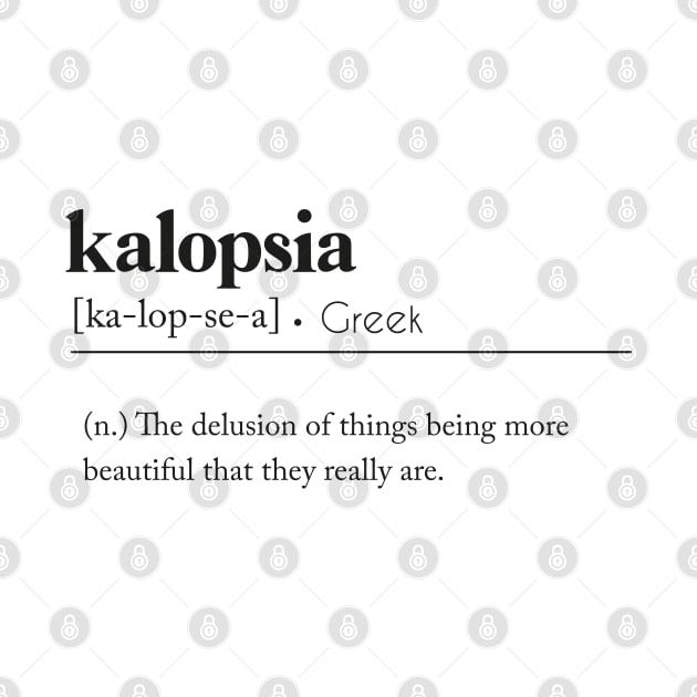 Kalopsia definition by jellytalk