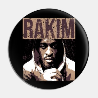 Rakim Allah, vintage poster Pin